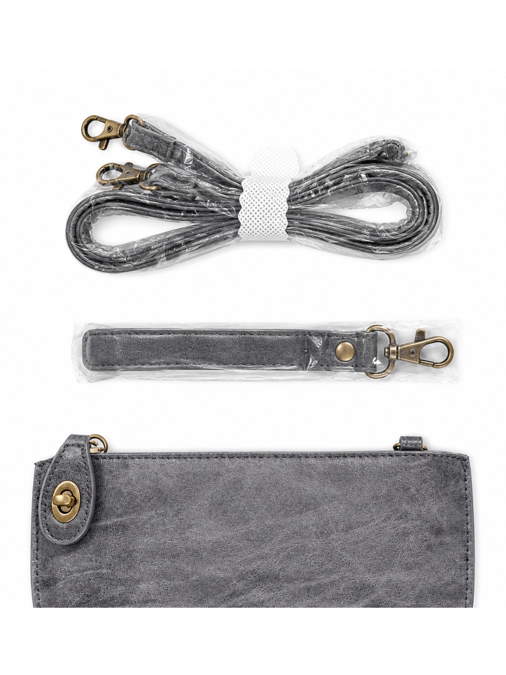 Joy Susan Gray Mini Clutch Crossbody Everyday Carry